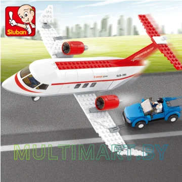 Конструктор Sluban M38-B0365 Частный самолет (275 деталей) картинка 4